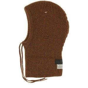 Mm6 By Maison Margiela Ribbed Woolen Hood With Eye Openings - NWT